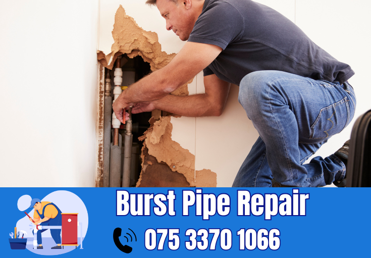 burst pipe repair Ashford